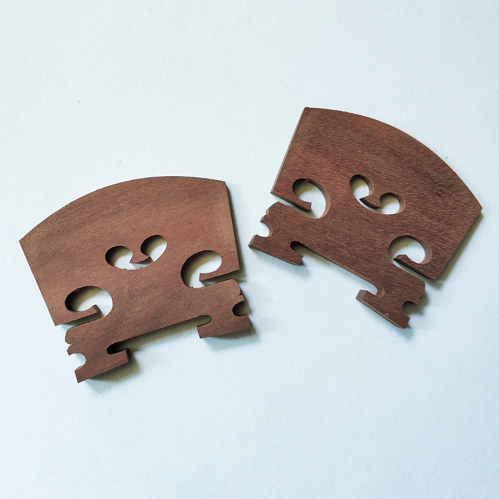 2x 4/4 Violin Red Wood Bridge String Accessory Violino Ponte