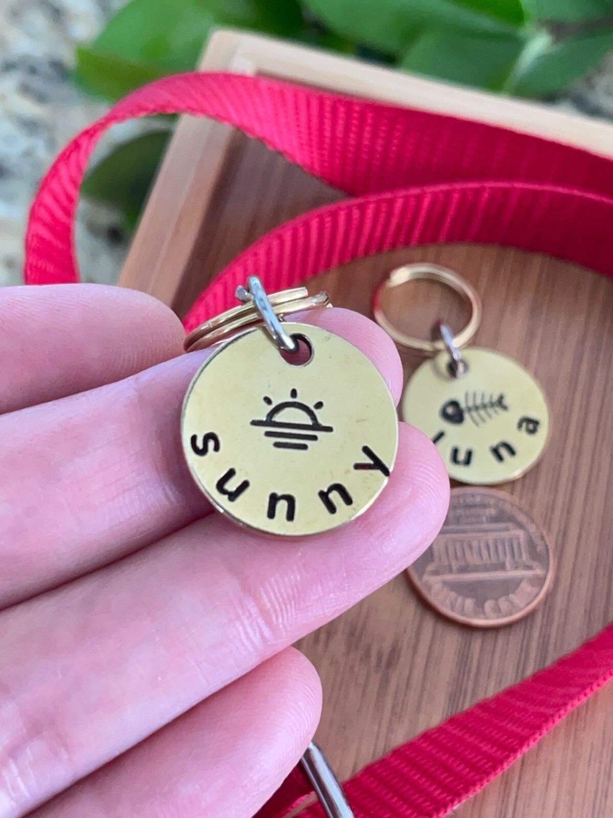 Cat ID Tag, Tiny Pet Tag, Engraved Kitten and Puppy Tag, Personalized Cat Tag