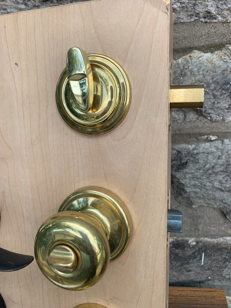 Kwik Set 3 Pack Main Front Entry Locking Keyed Dead Bolt Privacy & Hall & Closet