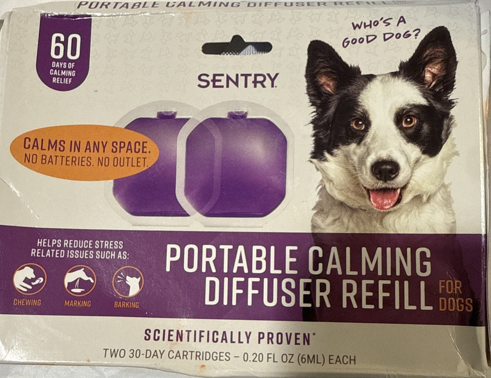 Calming Diffuser Refill for Dogs, Reduces Stress and Bad Behavior