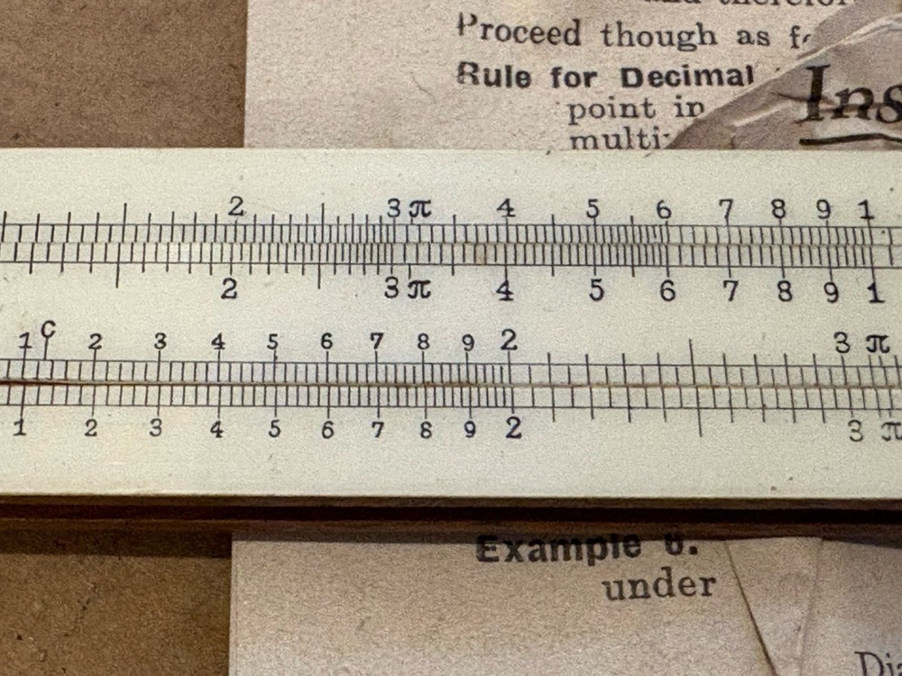 Vintage mcl simplon slide rule