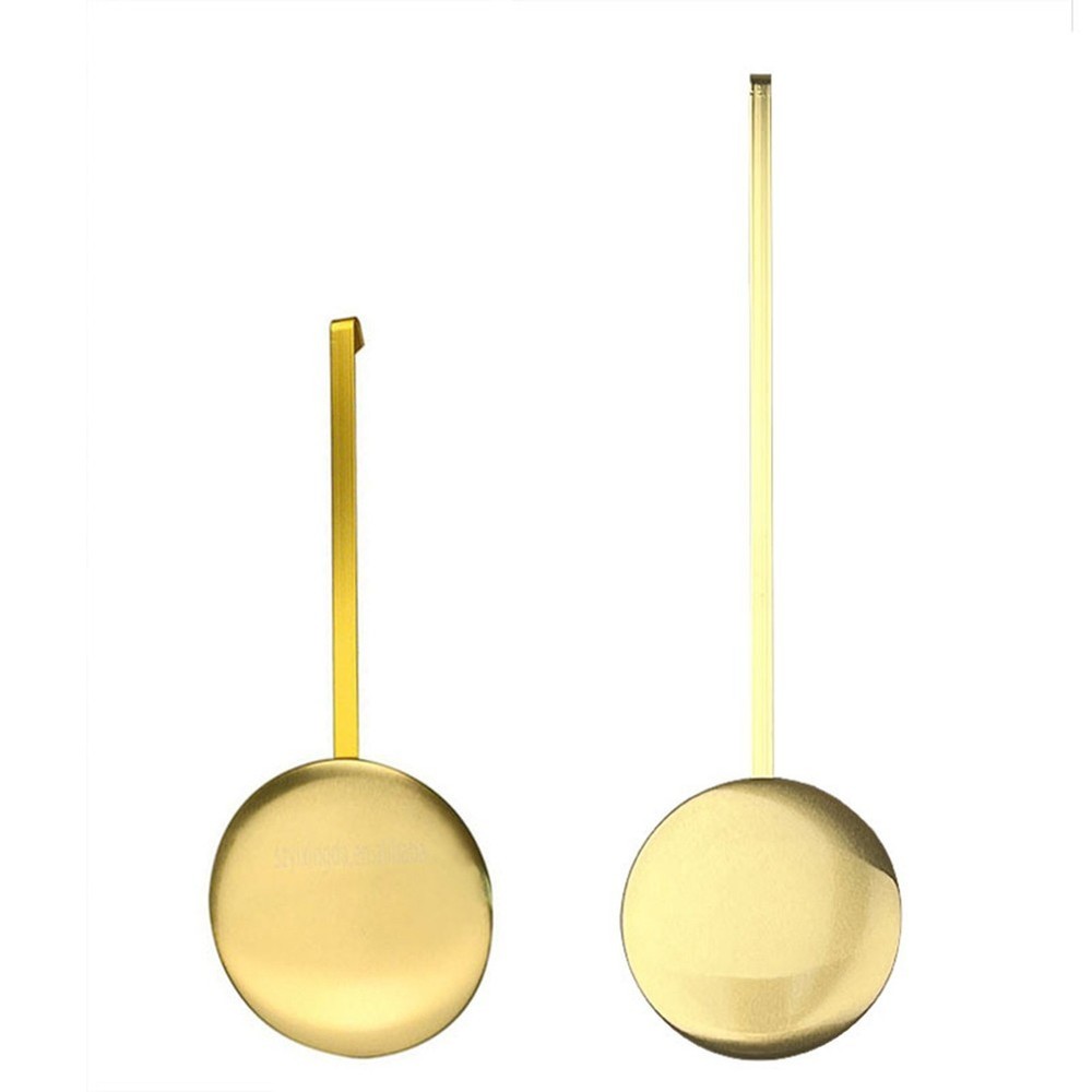 Customizable Gold Metal Pendulum for Unique Wall Clock Design Projects