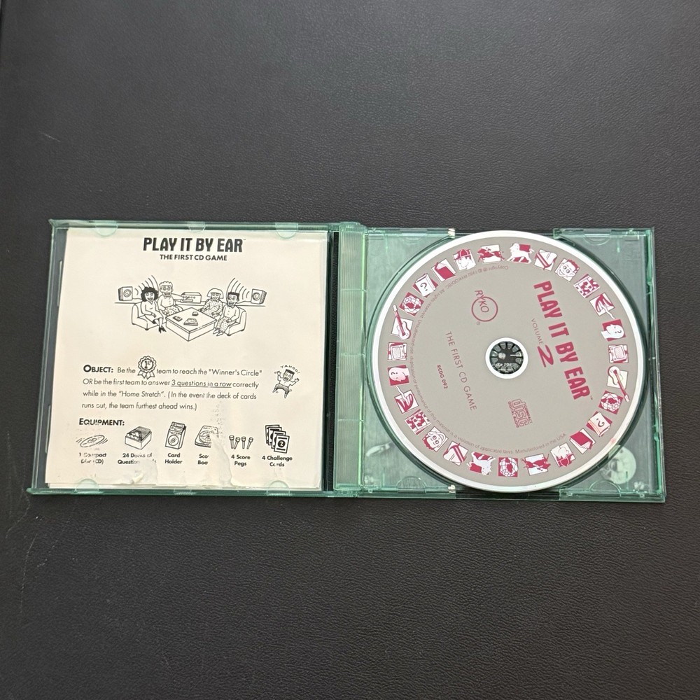 Play It By Ear Volume 2 CD Game Complete Ryko 1992 Untested