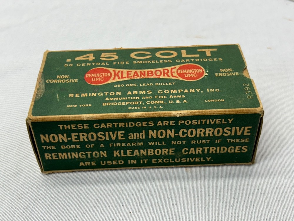 Vintage Kleanbore .45 Caliber Empty Ammo Box