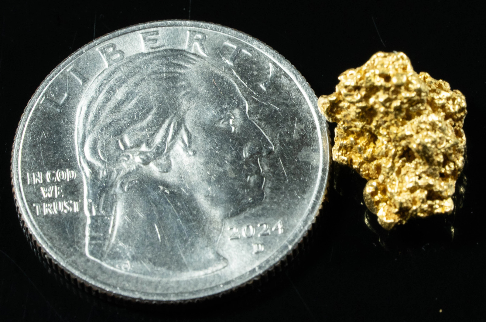 #965 Natural Gold Nugget Australian 3.01 Grams Genuine