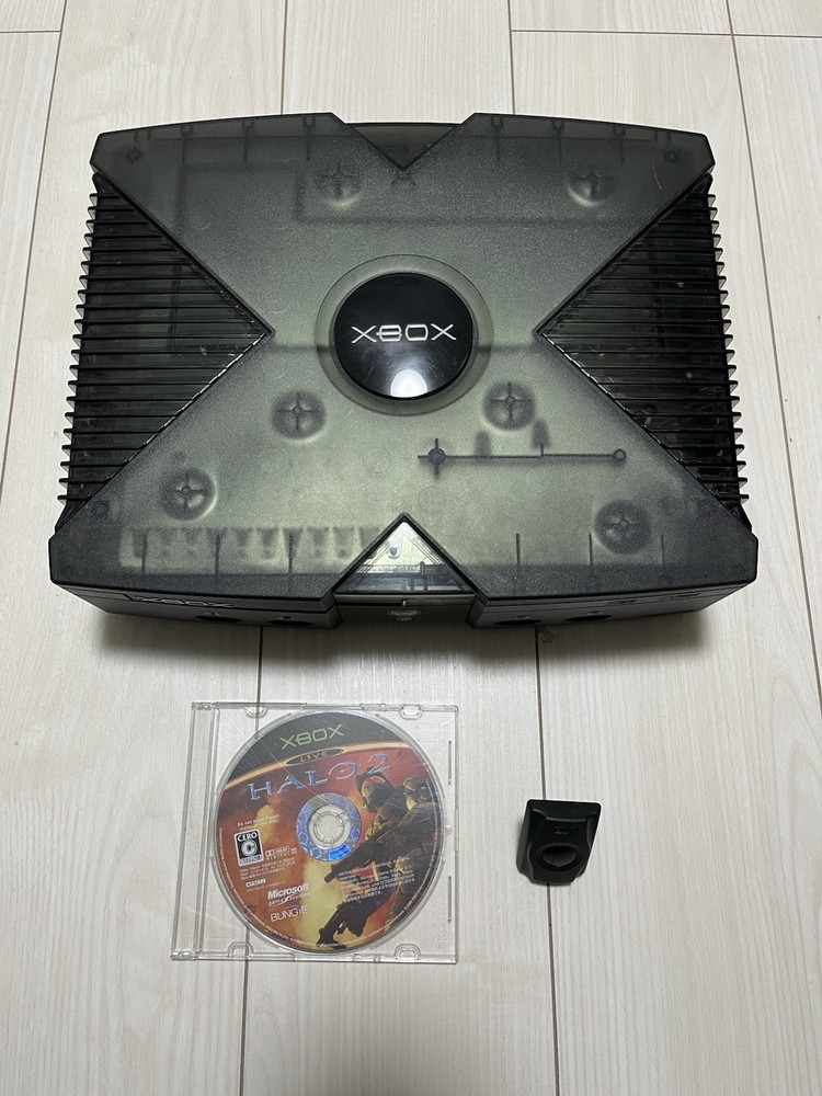 【JUNK】Microsoft Xbox Special Edition Clear Skeleton Limited Black Console