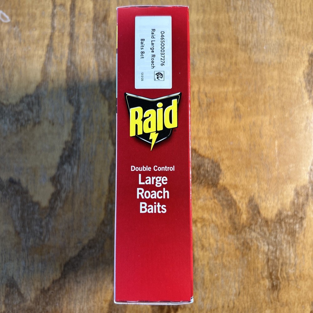 2 Pack - Raid Large Roach Baits Double Control Defense System 8 Baits/Pack
