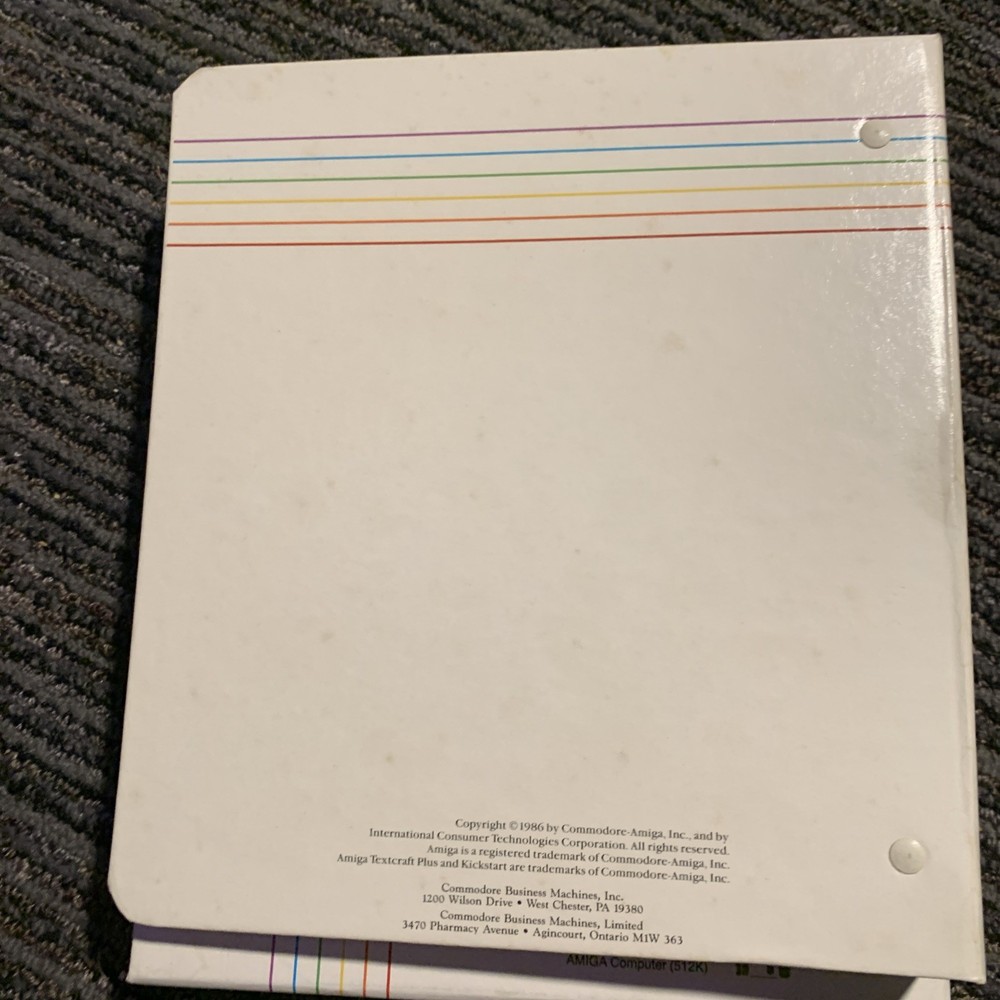 Amiga Commodore TextCraft Plus Word Processing *No Disks*