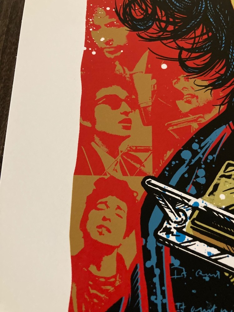 Bob Dylan Official Concert Poster Nashville TN 2010 Signed Numbered Rhys Cooper