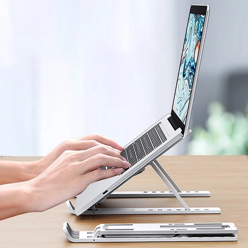 Universal Laptop Stand Adjustable Foldable Non Slip Cooling Base Holder PC