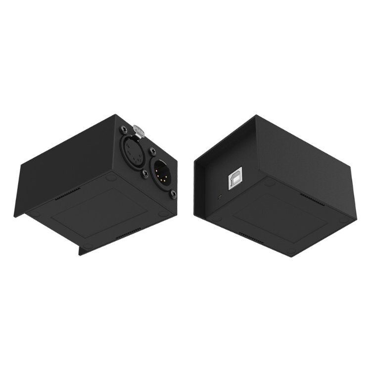 ENTTEC 70304 DMX USB PRO RDM Lighting Controller XLR Interface, Black