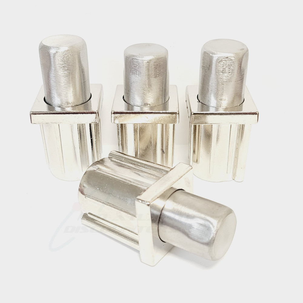 4 Component Hardware 1-1/2" Square Tubing Adjustable Hex Foot Insert A14-0651-C