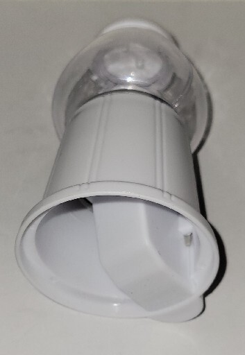 Small Plastic Useable Gumbal Machine About 5" Tall