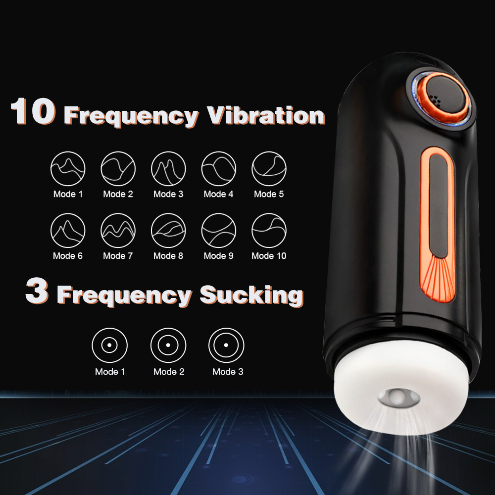 Automatic Male Sucking Masturbaters Cup HandsFree Thrusting Stroker Men Sex Toys