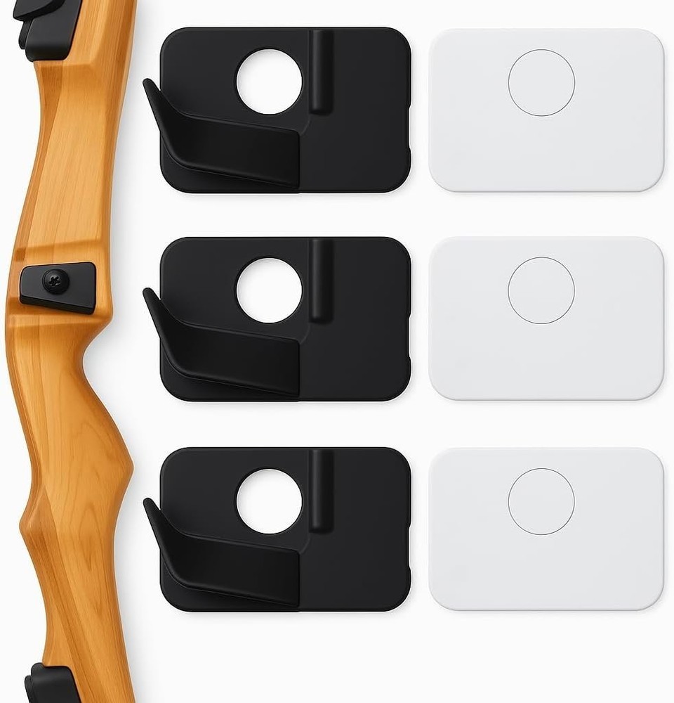 6 Pcs Right-Hand Arrow Rest for Recurve & Compound Bows - Easy Install
