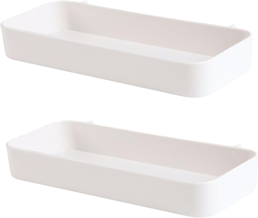 Keepo Peg Board Organizer Accessories, With Small to Medium, White
