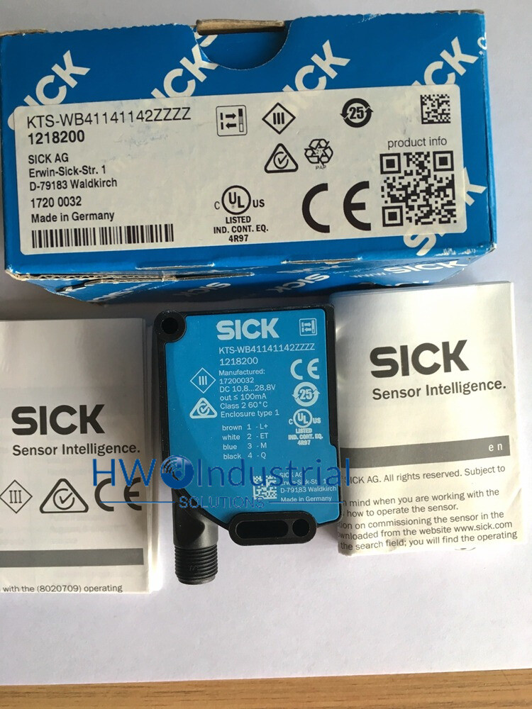 New 1PC SICK Color Code Sensor KTS-WB41141142ZZZZ Article Number 1218200