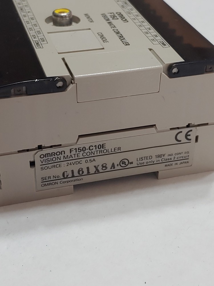 Omron F150-C10E Vision Mate Controller Source 24VDC 0.5A F150