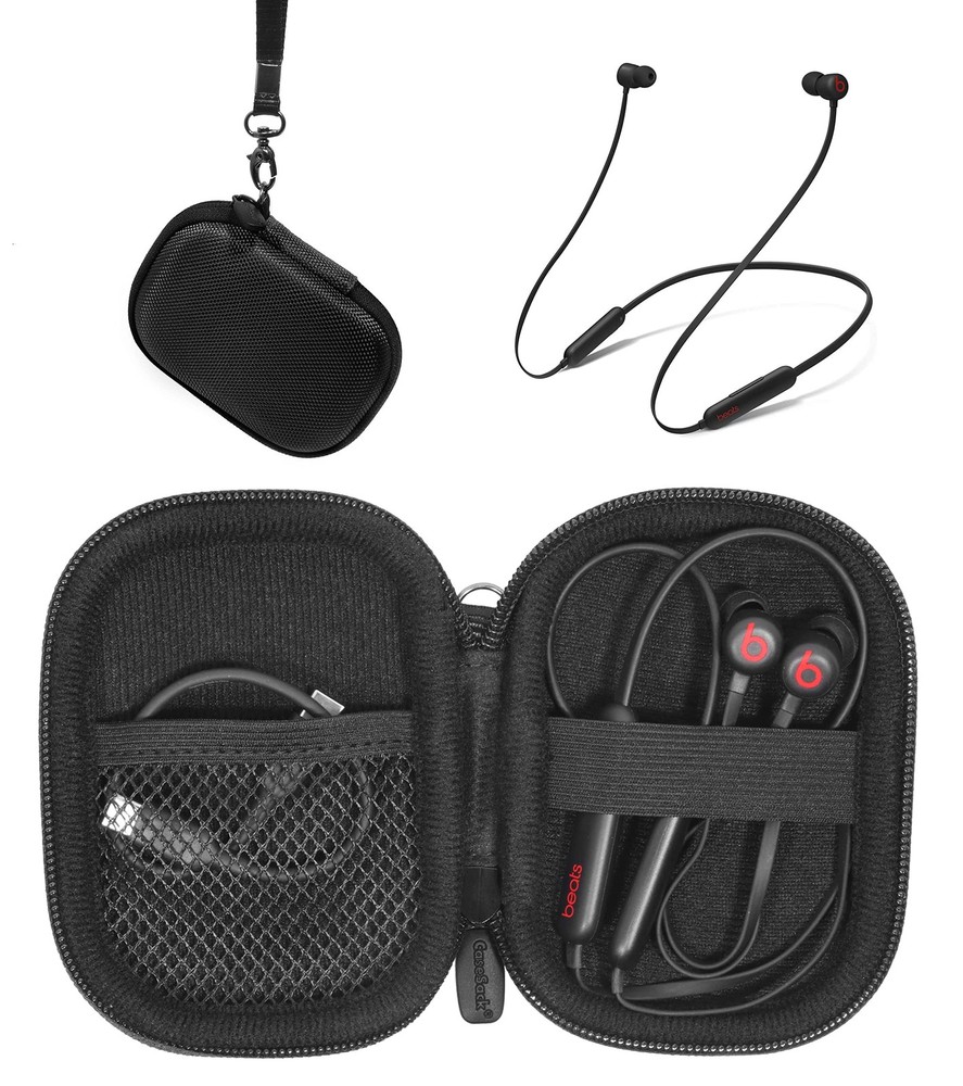 CaseSack case for Beats Flex Wireless Earbuds. Also Powerbeats Black
