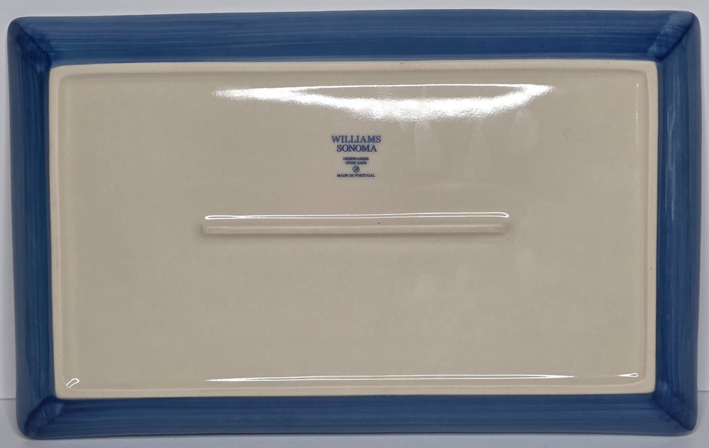 Williams Sonoma Sicily Rectangular Platter 14.25” Portugal Fruit Design
