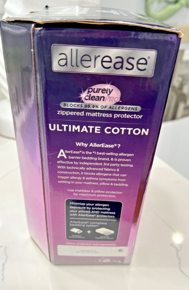 AllerEase Ultimate Mattress Protector - White (Full)
