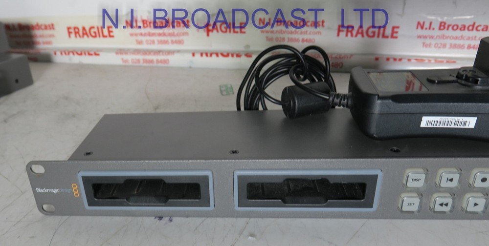 Black Magic hyper Deck SD dual recorder for HD and 3G video.