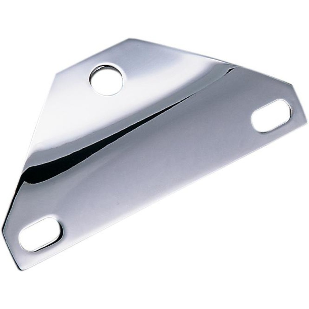 Universal Headlight Bracket/Clamp for Bottom Mount Motorcycle Head Light Chrome