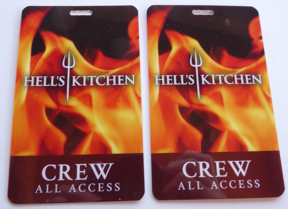 Gordon Ramsey's Hell's Kitchen Crew Access Pass Laminate