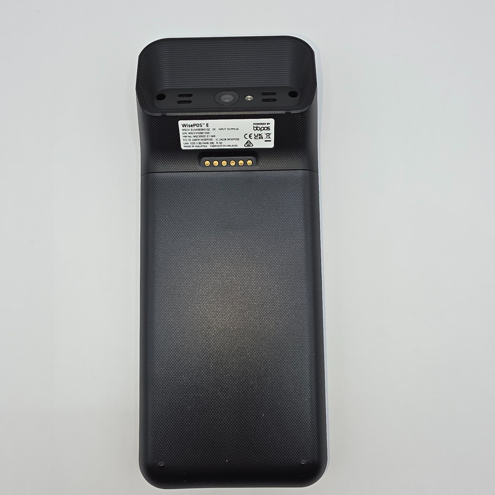 BBPOS WisePOS E Card Reader - Model: WSC 51 - with Battery and Docking Station