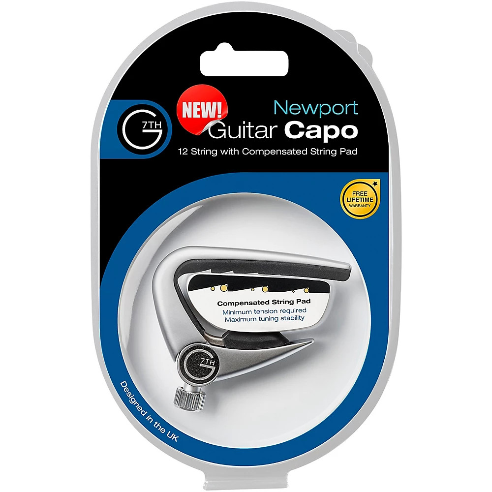 G7th G7NP12SL Newport 12 String Capo Silver