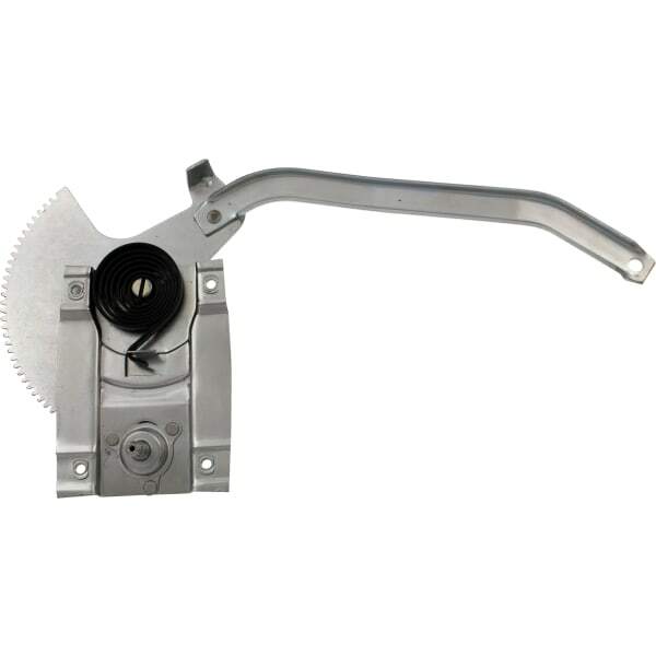 Front, Driver Side Manual Window Regulator, Manual Crank Type For 64-66 MUSTANG