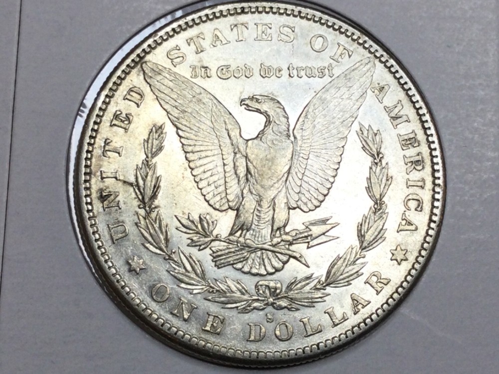 1883-S Morgan Dollar super slider