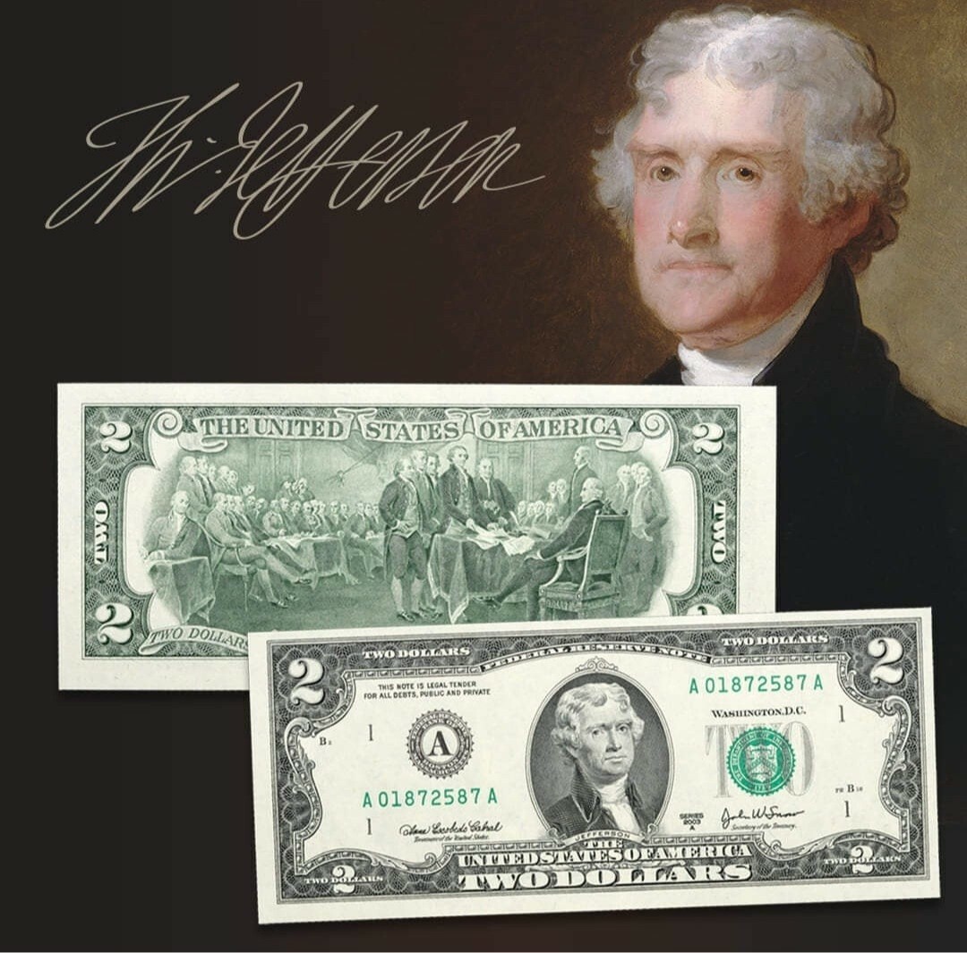 3 Two Dollar Bills Crisp Notes Uncirculated/Consecutive 2017A ** Lowest on Site!