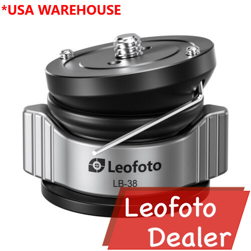 Leofoto LB-38 Mini Leveling Base with Butterfly Handle ±10 degrees
