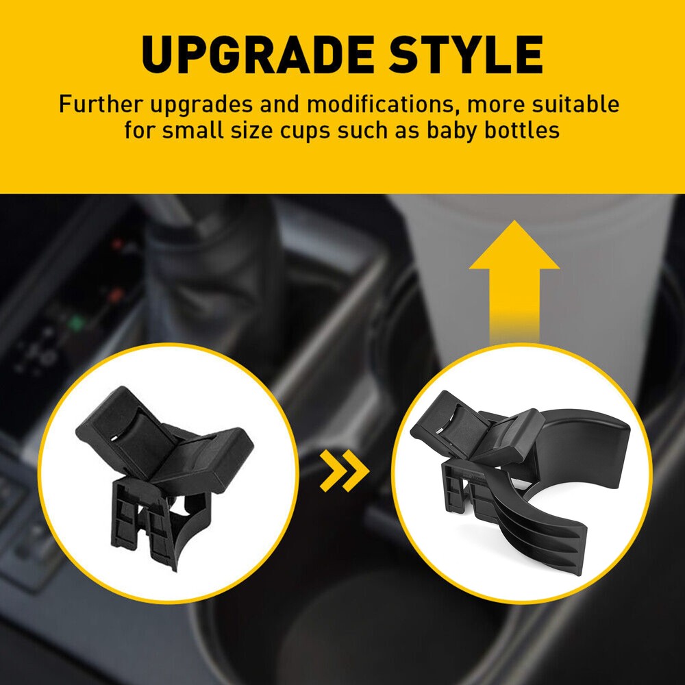 For Toyota Highlander 2014~19 Center Console Cup Holder Insert Divider Storage