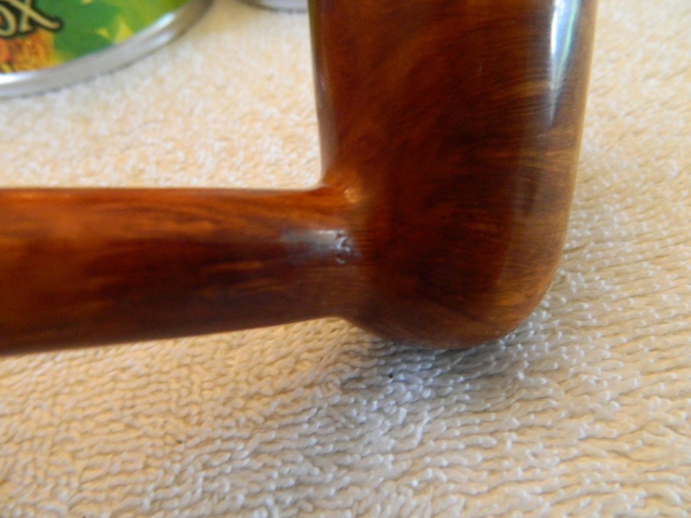 ESTATE PIPE CHARATAN'S MAKE SPECIAL , STACK, L IN CIRCLE,NEEDS STEM ,USED
