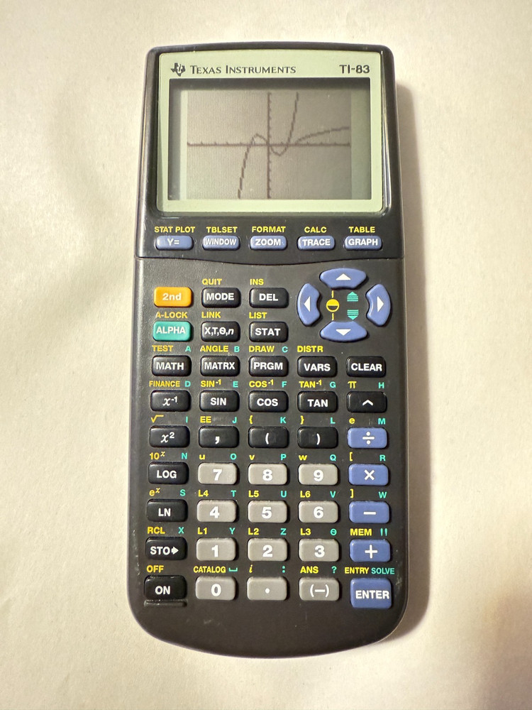 Texas Instruments TI-83 Graphing Calculator - Tested - Works