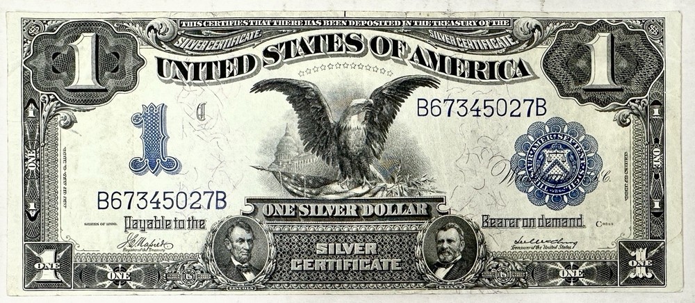 1899 $1 BLACK EAGLE SILVER CERTIFICATE NOTE