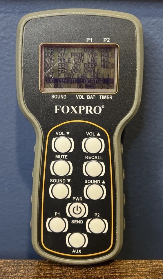 FOXPRO Wildfire Electronic Predator Game Call Used Excellent Working w/ Remote