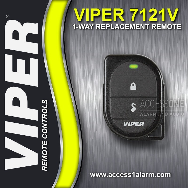 Viper 7121V 1-Way 2-Button Replacement Remote Control For The Viper 3121V