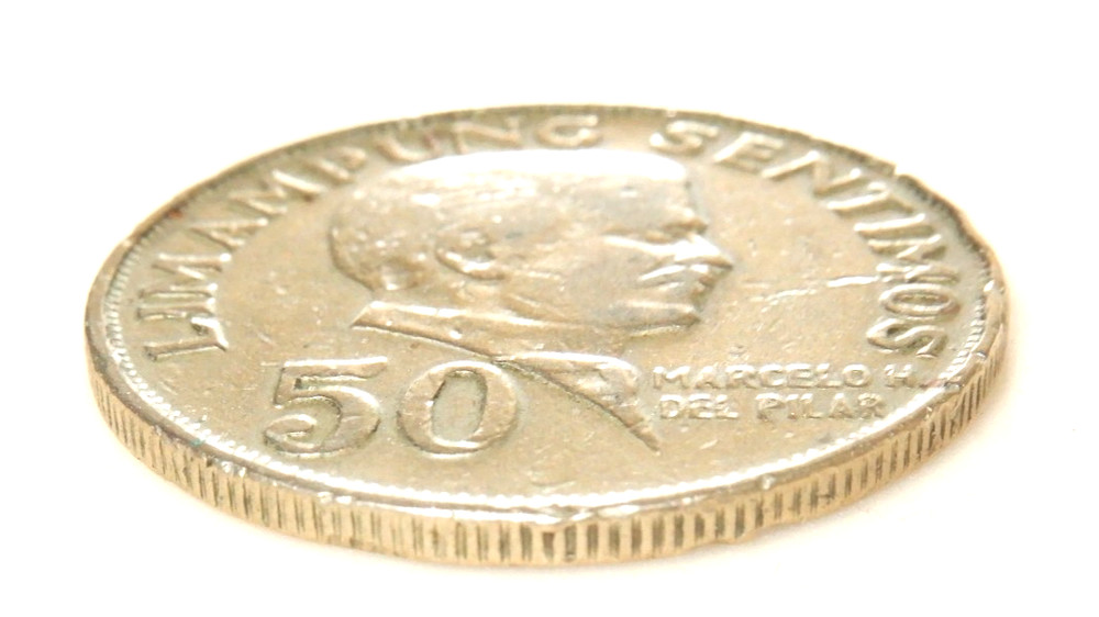 1972 Philippines 50 Sentimos Coin