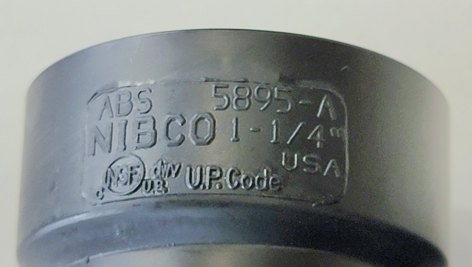 Nibco 5895 ABS 1-1/4" x 1-1/4" P-Trap w/ Union Joint RV Trailer Motorhome