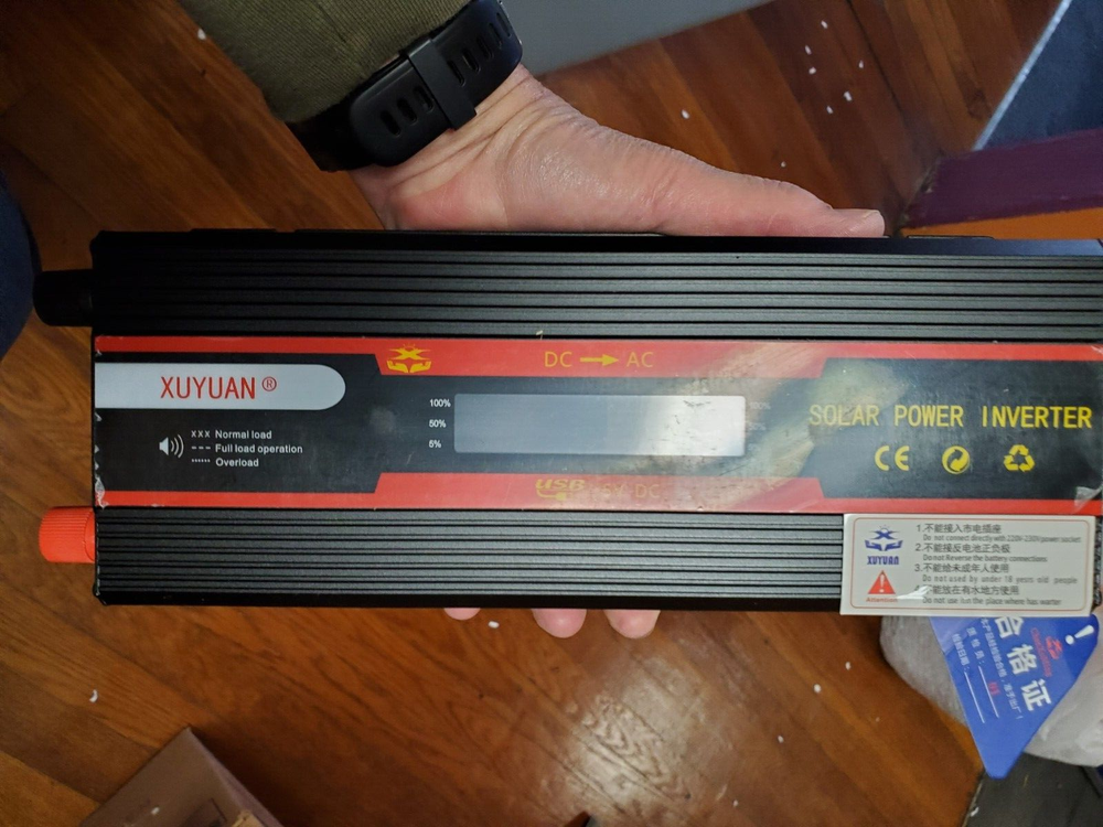 Xuyaun Power Inverter, Input: DC-12V, Output: AC-110V