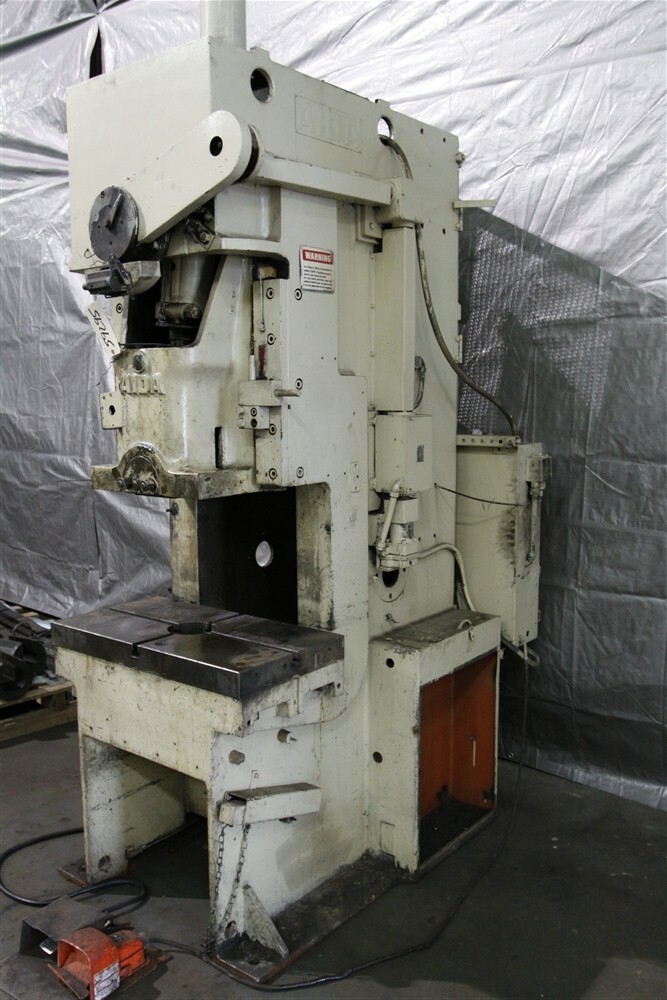55 TON AIDA MODEL #PC-5(2) SINGLE CRANK GAP FRAME PRESS: YODER #59295