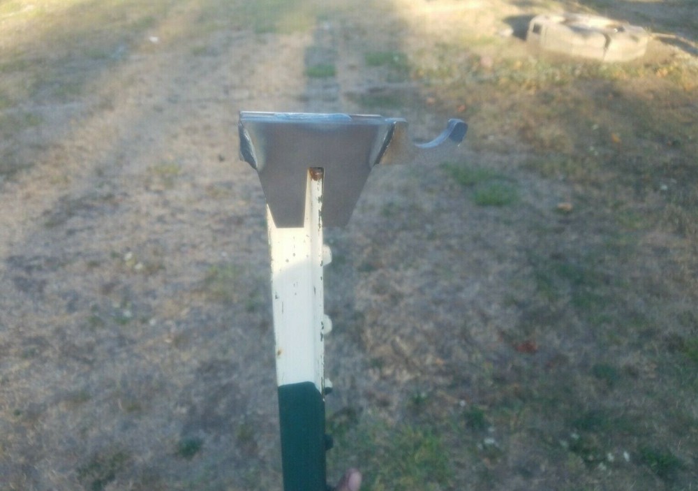 3/8 AR500 T post steel target hanger hook (2 Pack)