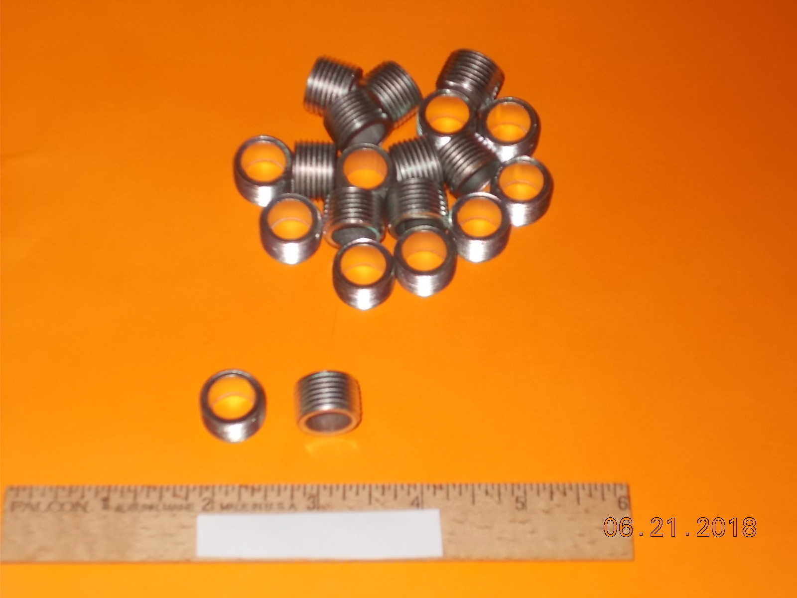 Tobacco Pipe, parts & accessories - (2) Standard Chamber connectors - 3/8 x 5/8