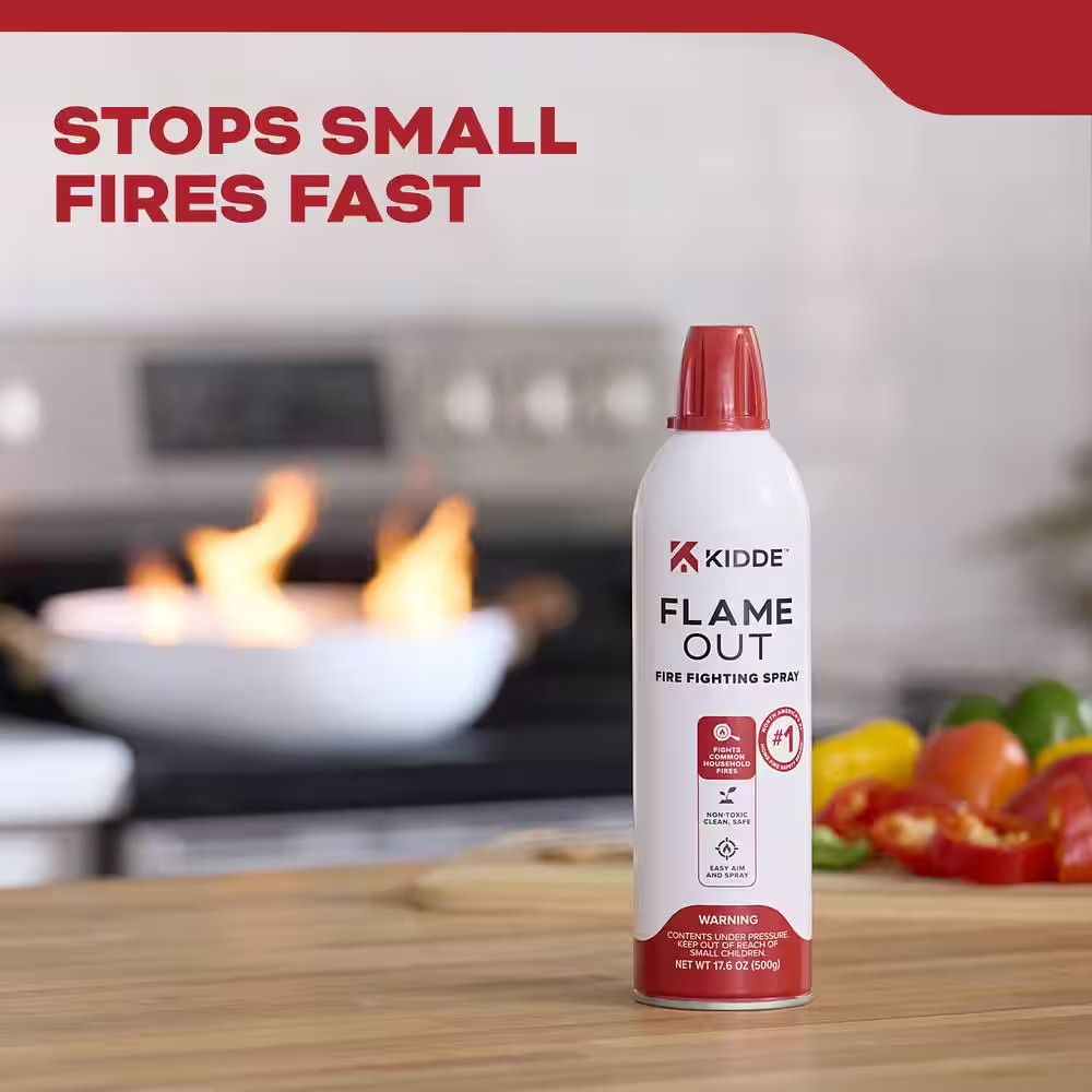 Kidde Flame Out Fire Fighting Spray 17.6 Oz 21032937