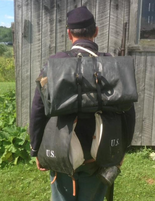 US M1874 Clothing Bag Type 1 with "US" Stencil