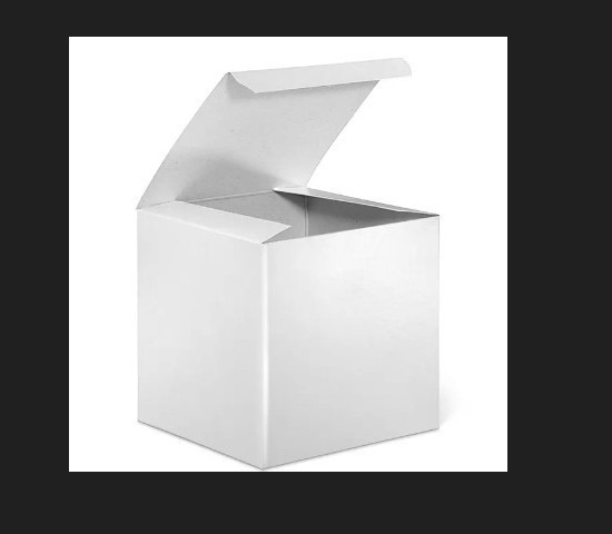 GIFT BOXES 5" X 5" X 5" -WHITE GLOSS