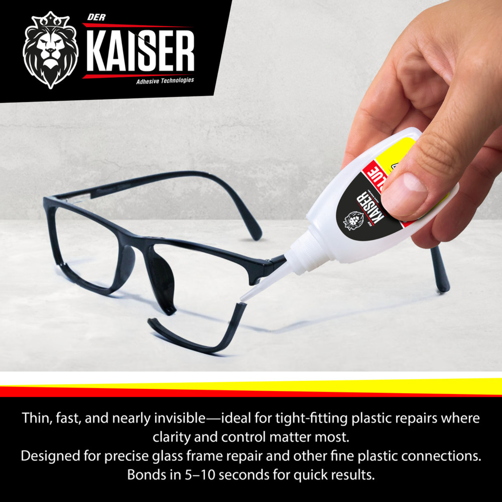 Der Kaiser Thin Cyanoacrylate (CA) Super Glue – 2 oz Bottle